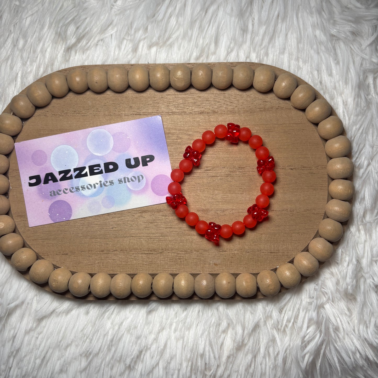 Double red kids bracelet