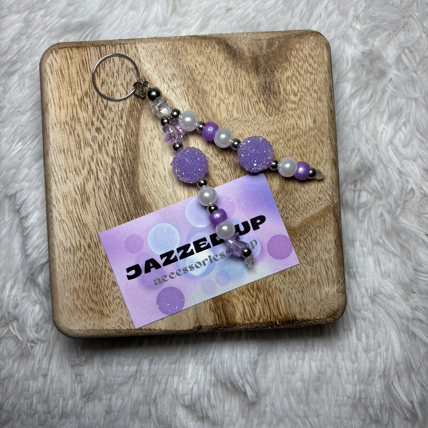 purple princess purse charm