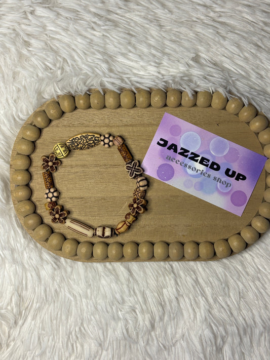 wooden anklet