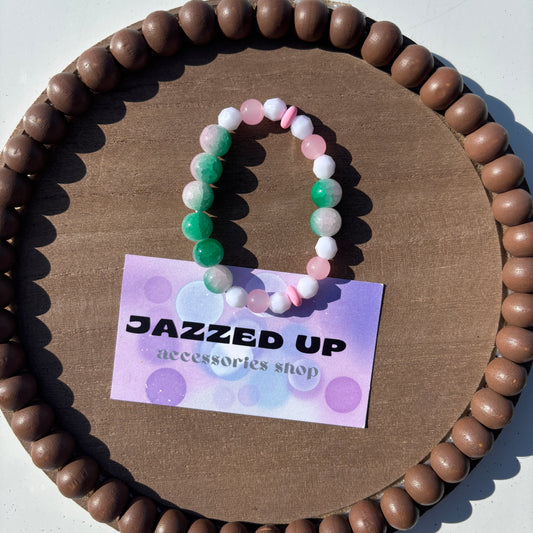 pink&green kids bracelet