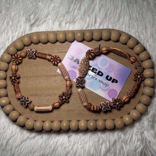 junk wooden anklet