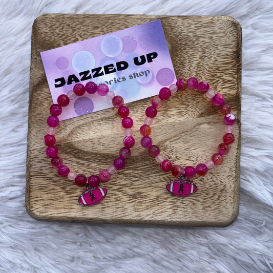 Breast cancer awareness football