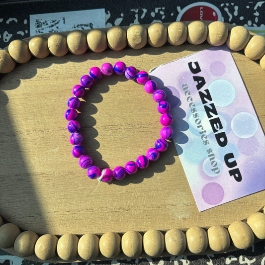 hot pink/purple swirl