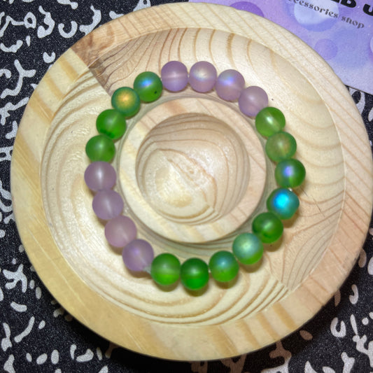 kid’s purple & green bracelet